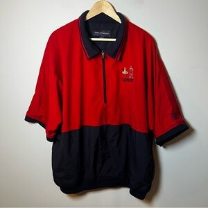 Diablos/Angels Charity Golf Classic Pullover Wind Shirt Men’s 2XL Short Sleeve